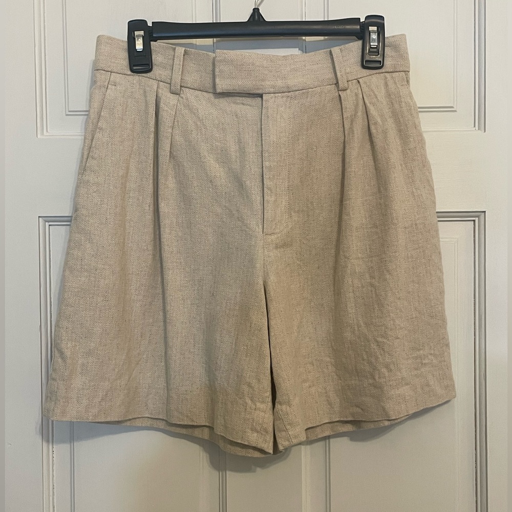 Banana Republic Linen-Cotton Bermuda Shorts
